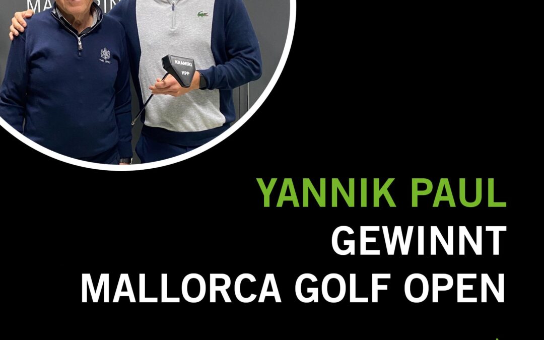 Yannik Paul gewinnt Mallorca Golf Open